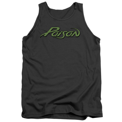 Poison Logo Adult Tank Top T-Shirt Charcoal
