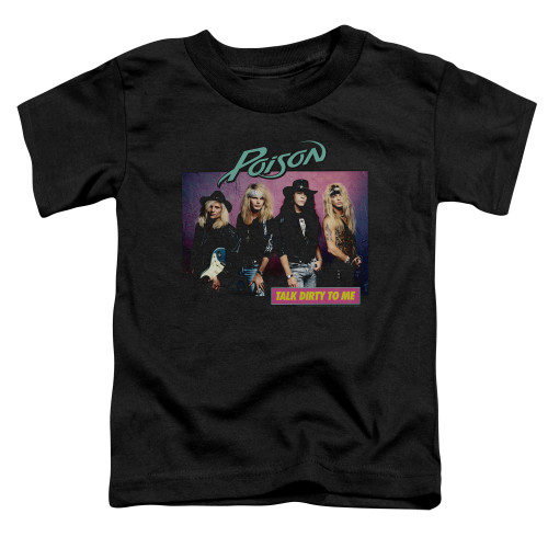 Poison Talk Dirty To Me Toddler T-Shirt Black