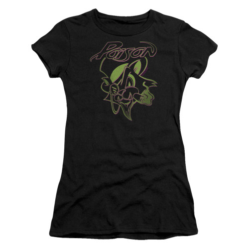 Poison Cat Junior Women's Sheer T-Shirt Black