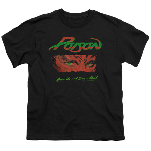 Poison Open Up Youth T-Shirt Black