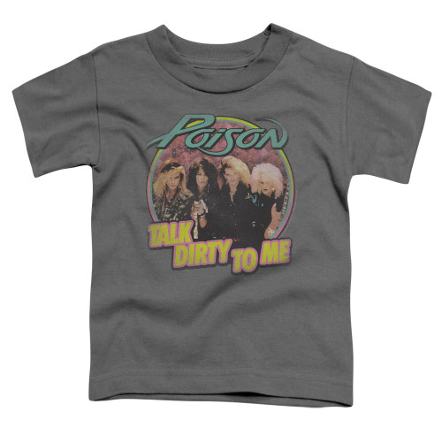 Poison Dirty Talk Toddler T-Shirt Charcoal