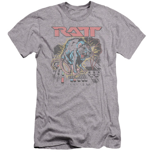 Ratt Shocked Premium Adult 30/1 T-Shirt Athletic Heather