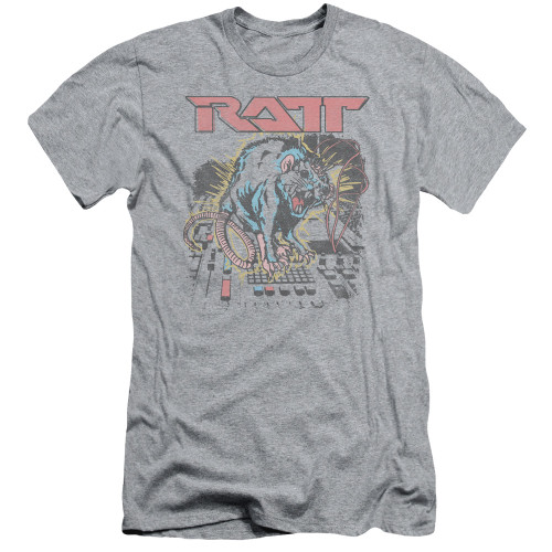 Ratt Shocked Adult 30/1 T-Shirt Athletic Heather