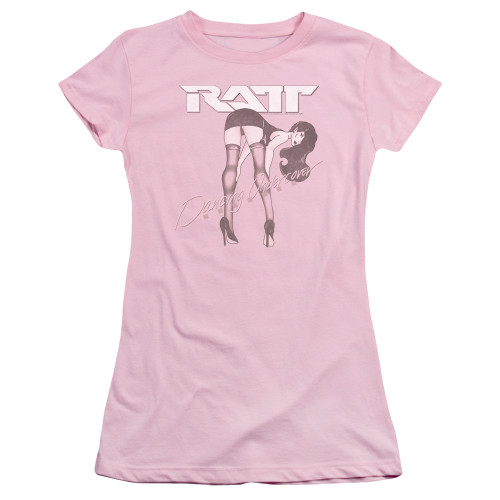 Ratt Undercover Pink Junior Women's Sheer T-Shirt Pink