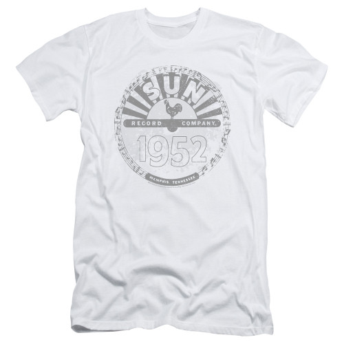 Sun Records Crusty Logo S/S Adult 30/1 T-Shirt White
