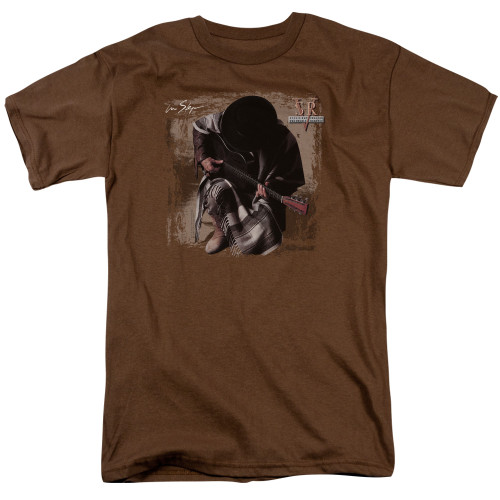 Stevie Ray Vaughan In Step S/S Adult 18/1 T-Shirt Coffee