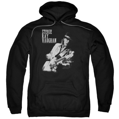 Stevie Ray Vaughan Live Alive Adult Pullover Hoodie Sweatshirt Black