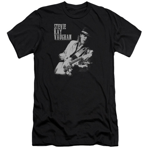 Stevie Ray Vaughan Live Alive Premium S/S Adult 30/1 T-Shirt Black