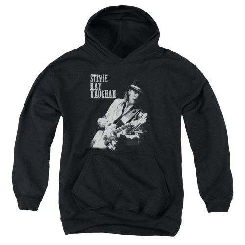 Stevie Ray Vaughan Live Alive Youth Pullover Hoodie Sweatshirt Black