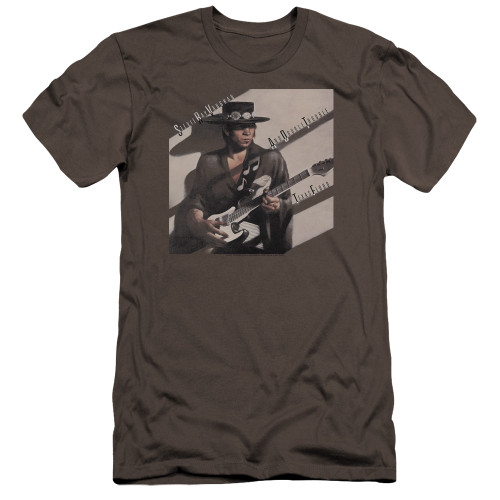 Stevie Ray Vaughan Texas Flood Premium S/S Adult 30/1 T-Shirt Charcoal