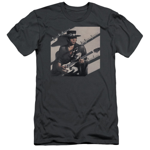 Stevie Ray Vaughan Texas Flood S/S Adult 30/1 T-Shirt Charcoal