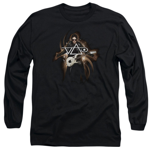 Steve Vai Guitar Long Sleeve Adult 18/1 T-Shirt Black