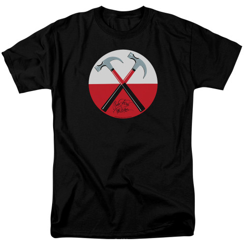 Roger Waters Pink Floyd Hammers Adult 18/1 T-Shirt Black