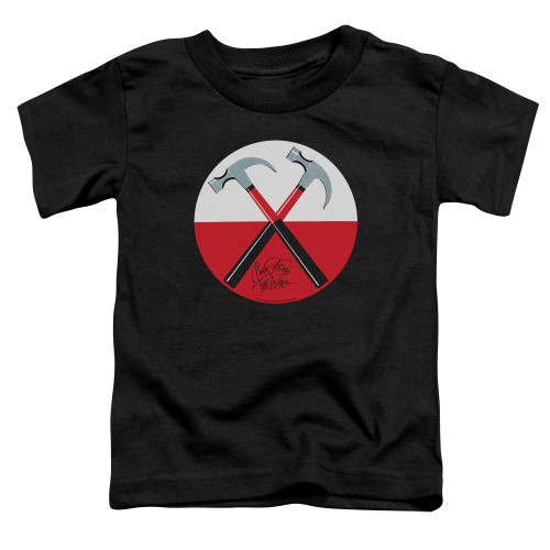 Roger Waters Pink Floyd Hammers Toddler T-Shirt Black