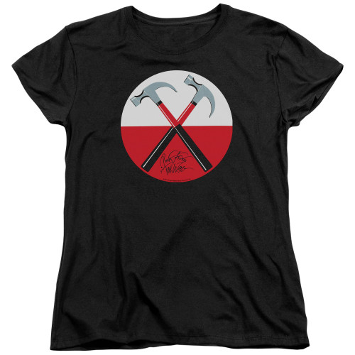 Roger Waters Pink Floyd Hammers Women's T-Shirt Black