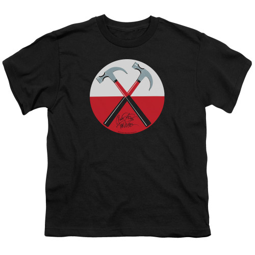 Roger Waters Pink Floyd Hammers Youth T-Shirt Black