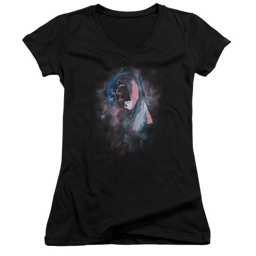 Roger Waters Pink Floyd Face Paint Junior Women's V-Neck T-Shirt Black