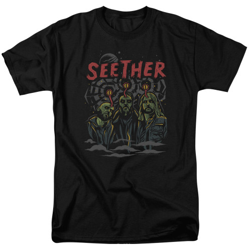 Seether Mind Control S/S Adult 18/1 T-Shirt Black