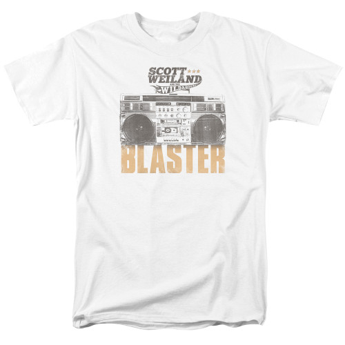 Scott Weiland Blaster Adult 18/1 T-Shirt White