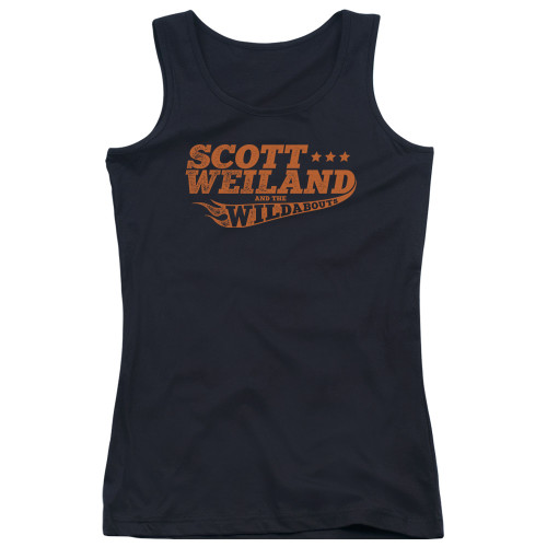 Scott Weiland Logo Junior Women's Tank Top T-Shirt Black