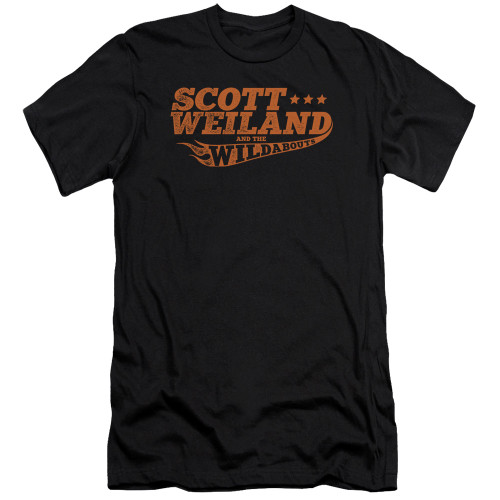 Scott Weiland Logo Adult 30/1 T-Shirt Black