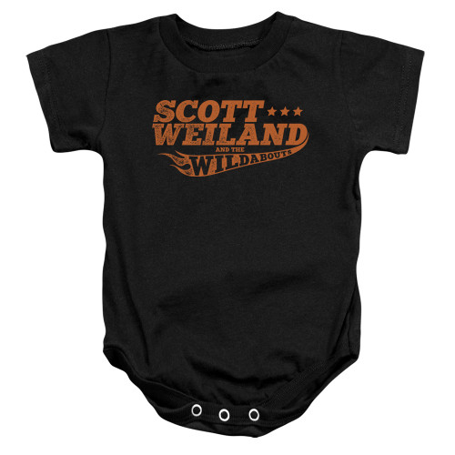 Scott Weiland Logo Baby Onesie T-Shirt Black