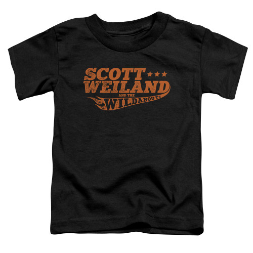 Scott Weiland Logo Toddler T-Shirt Black