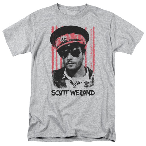 Scott Weiland Black Hat Adult 18/1 T-Shirt Athletic Heather