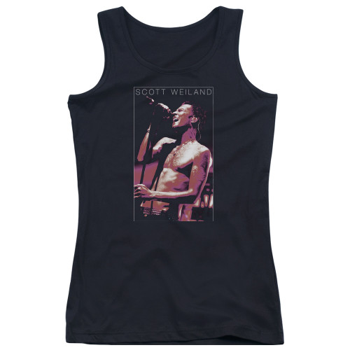 Scott Weiland Vocal Blast Junior Women's Tank Top T-Shirt Black