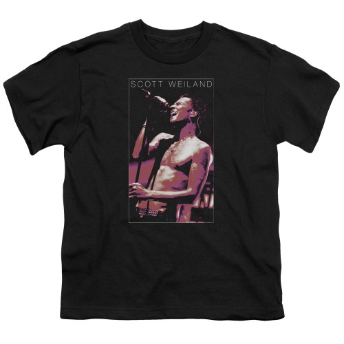Scott Weiland Vocal Blast Youth T-Shirt Black