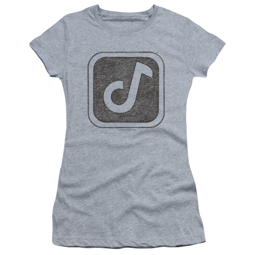 Concord Music Symbol Junior Women's Sheer T-Shirt Athletic Heather