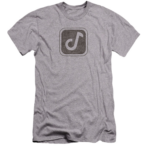 Concord Music Symbol Premuim Canvas Adult Slim Fit T-Shirt Athletic Heather