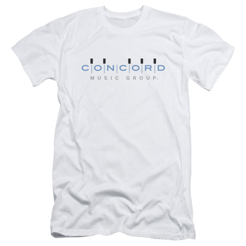 Concord Music Logo Adult 30/1 T-Shirt White