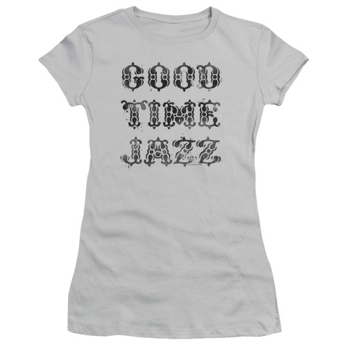 Good Time Jazz GTJ Vintage Junior Women's Sheer T-Shirt Silver