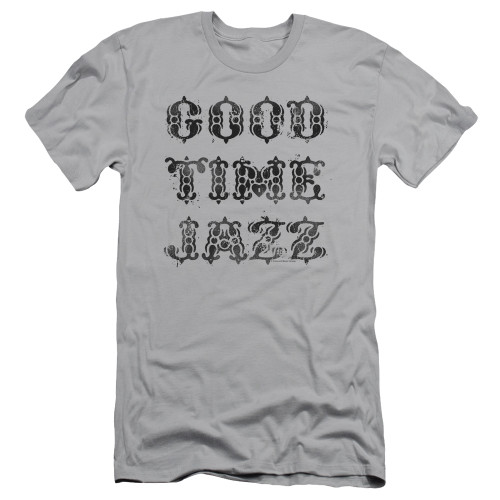 Good Time Jazz GTJ Vintage Adult 30/1 T-Shirt Silver