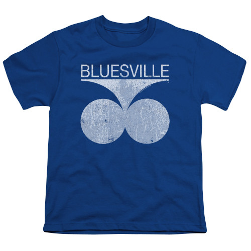 Bluesville Distressed Youth T-Shirt Royal Blue