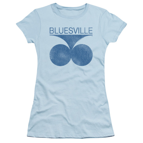 Bluesville Retro Bluesville Junior Women's Sheer T-Shirt Light Blue