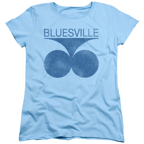 Bluesville Retro Bluesville Women's T-Shirt Light Blue