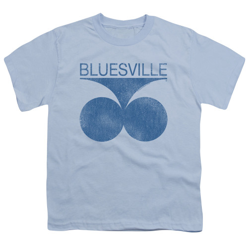 Bluesville Retro Bluesville Youth T-Shirt Light Blue