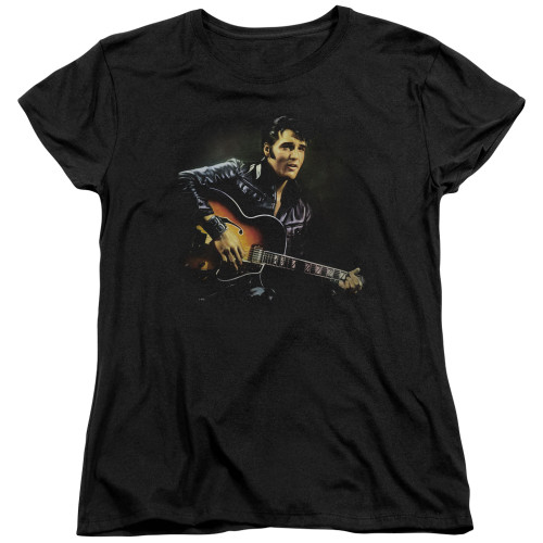 Elvis Presley 1968 Women's T-Shirt Black