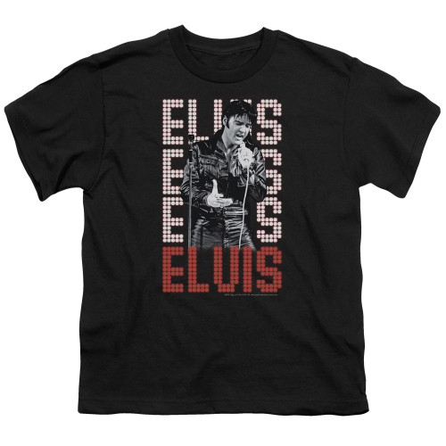 Elvis Presley 1968 Classic Youth T-Shirt Black