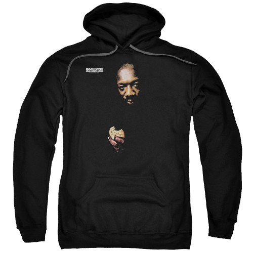 Isaac Hayes Chocolate Chip Adult Pullover Hoodie Sweatshirt Black
