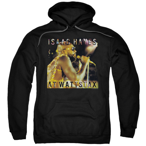 Isaac Hayes At Wattstax Adult Pullover Hoodie Sweatshirt Black