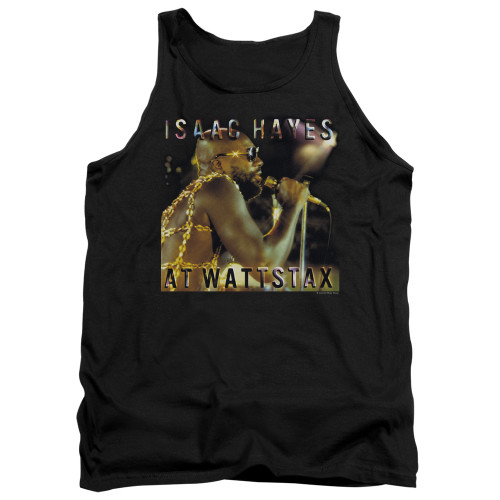 Isaac Hayes At Wattstax Adult Tank Top T-Shirt Black