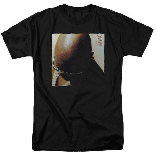 Isaac Hayes Hot Buttered Soul Adult 18/1 T-Shirt Black