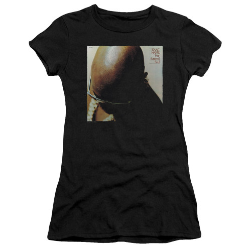 Isaac Hayes Hot Buttered Soul Junior Women's Sheer T-Shirt Black