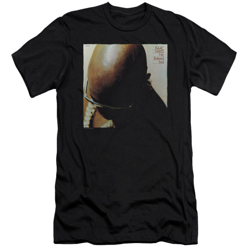 Isaac Hayes Hot Buttered Soul Adult 30/1 T-Shirt Black