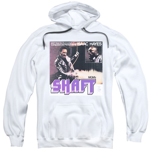 Isaac Hayes Shaft Adult Pullover Hoodie Sweatshirt White