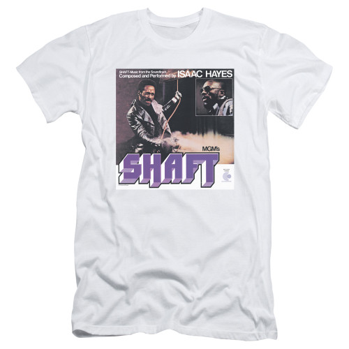 Isaac Hayes Shaft Adult 30/1 T-Shirt White