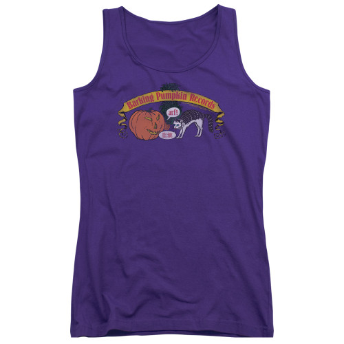 Frank Zappa Barking Pumpkin Junior Women's Tank Top T-Shirt Purple